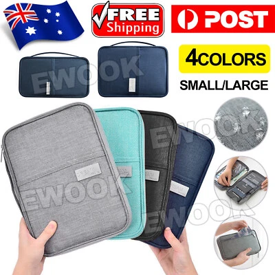 $10.35 • Buy Waterproof Passport Holder Travel Document Wallet RFID Bag Family Case Organizer