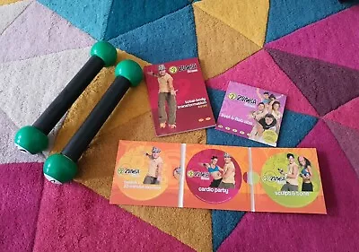 Zumba Fitness DVDs And Dumbells • £5