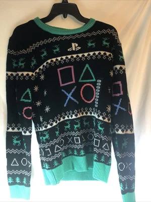 $22.95 • Buy PlayStation Symbols Holiday Sweater  Small NEW With Tags