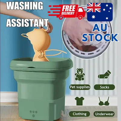 $48.95 • Buy Mini Foldable Portable Washing Machine, For Home Travel Camping Apartments