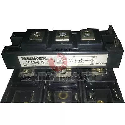 New Sanrex Mosfet FCA75CC50 Transistor Power IGBT Relay Control Module 500V 1PC • $50.37