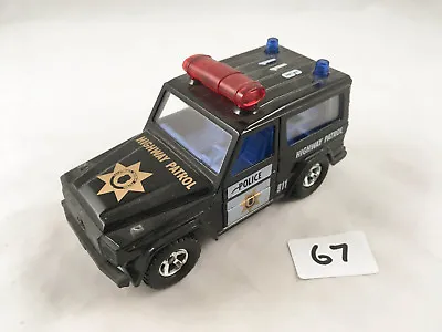 Majorette Mercedes 230 Ge G Wagon Police Highway Patrol 1:34 Diecast Toy Car • £15