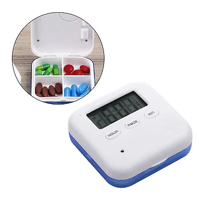 £11.14 • Buy 4 Grids Electronic Pill Reminder Automatic Tablet Dispenser Baby Nursing