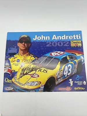 🔥🔥John Andretti Autographed Hand Signed Picture NASCAR 43 Race Car Driver • $15