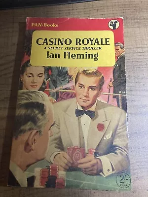 £51 • Buy Casino Royale James Bond Pan Book 334 1955 Vintage Paperback