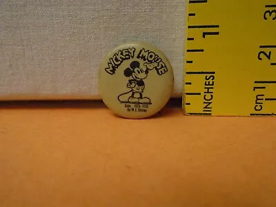 1930's Walt Disney Mickey Mouse Celluloid Pinback Button RARE EX See Others • $24.99