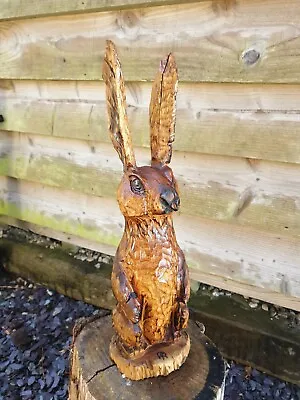 £64.99 • Buy Chainsaw Carved Hardwood Hare