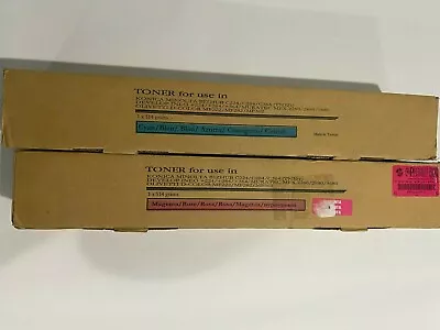 Konica Minolta TN-321 TN321 Cyan Magenta Compatible Toner Cartridges Bizhub C224 • $80