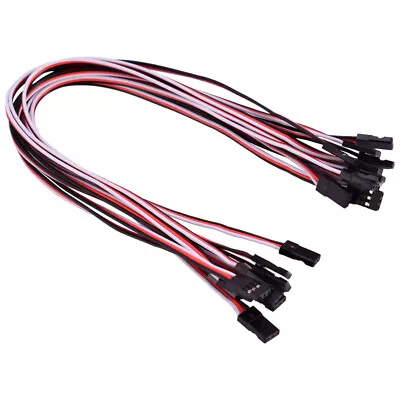 10Pcs 30cm Servo Extension Lead Wire Cable For RC Futaba JR Male To Male • $7.64