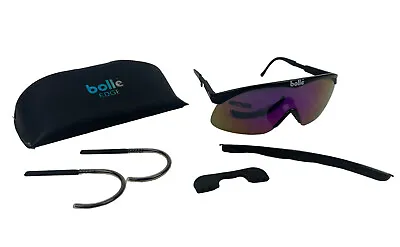 Bolle Edge France Vintage Sunglasses Mirrored Lenses Original Case Accessories • $34.99