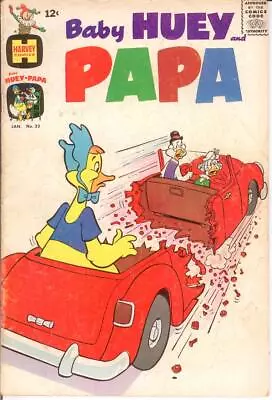 BABY HUEY & PAPA (1962-1968) 33 VG Jan. 1968 COMICS BOOK • £2.49