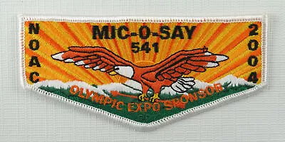 2004 NOAC Mic-O-Say Lodge 541 S25 Western Colorado Council WHT Bdr. [OAX1772] • $4.95