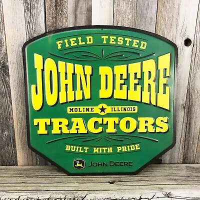 John Deere Moline 12  Embossed Metal Tin Sign Vintage Style Farm Tractor Barn • $35.95