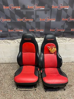 2001 Corvette C5 Z06 Oem Mod Red Seats Pair Dr Ps Used **need Recovered** • $499.98