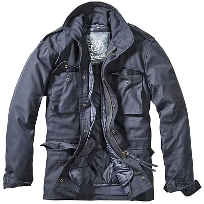 Brandit M-65 Standard Jacket Police Security Parka Mens Warm Outdoor Coat Navy • $113.95