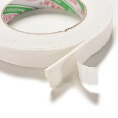 $1.50 • Buy Double Sided White Foam Sticky Tape Roll Adhesive Super Strong 1.8*3.ag