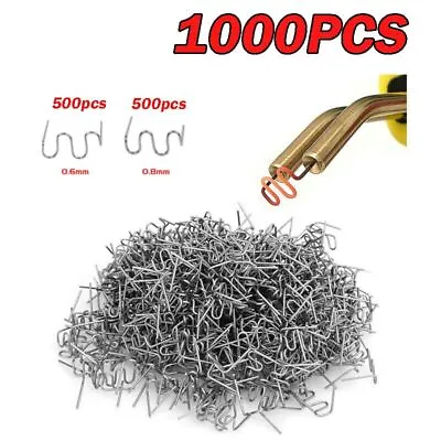 1000Pcs 0.6 0.8mm Hot Staples Plastic Welding Wave Stapler For Car Bumper Repair • $8.95