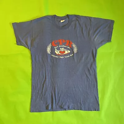 Vintage Half Marathon 80s T Shirt BUTTERY SOFT THIN 1983 WASHINGTON Running Nike • $69