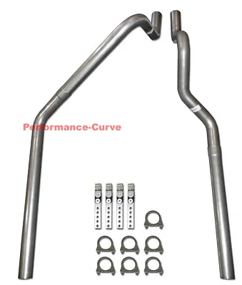 2000 - 2003 Dodge Dakota 3.9 4.7 5.9 Mandrel Bent Dual Exhaust Tail Pipe Kit • $169.95