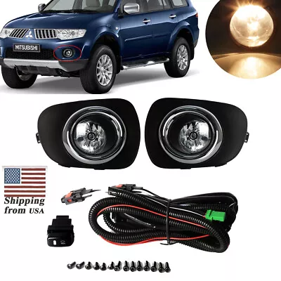 For Mitsubishi Pajero Sport 2010-2014 / L200 2013-2015 Fog Light W/ Cable Switch • $63.05