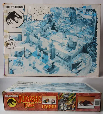 Rare Vintage 1992 Jurassic Park Dino World Building Bricks Set Byggis New ! • $255.50