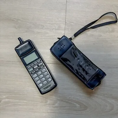Vintage Tandy Vintage Block Cell Phone With Case • $20