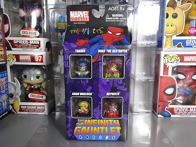 Marvel Minimates Exclusive Infinity Gaultlet - Thanos Mephisto Drax Adam Warlock • $72.57