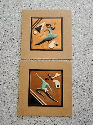 2 Wanda Irwin Copper Mid Century Art Modern Dancers • $60