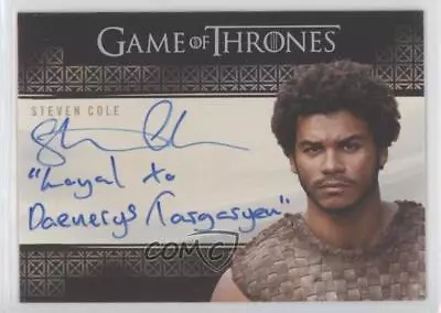 2021 Game Of Thrones The Iron Anniversary Series 2 Steven Cole Kovarro Auto 0j4n • $20.94