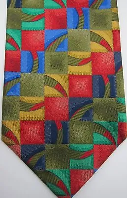NEW $150 Missoni Cravatte Colorful Geometric Silk Tie Italy • $63.99