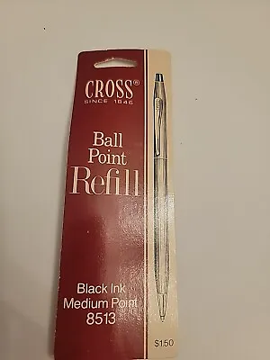 Vintage Cross Ball Point Refill Black Ink Medium Point #8514 New Pen NOS • $10