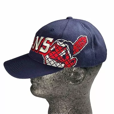 Vintage Cleveland Indians MLB Adjustable Snapback Hat Cap • $47.99
