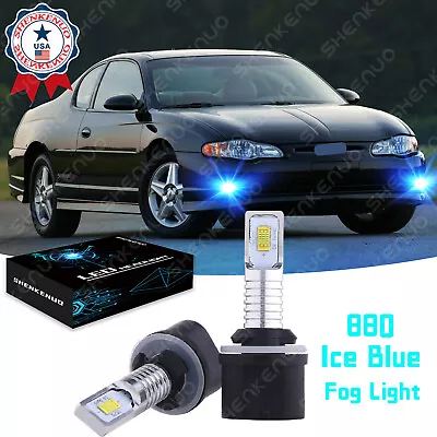 For  Monte Carlo 2000-2005 - 2PC 880 LED Fog Lights Ice Blue 8000K Bulbs • $16.36