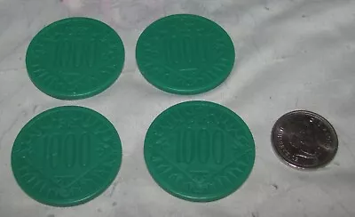 $3.65 • Buy Vintage 1995 Milton Bradley Board Game Last Chance Coin/Chips $1000 Part Lot X4