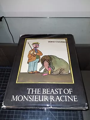 The Beast Of Monsieur Racine By Tomi Ungerer 1972 HC DJ By The Bodley Head • $22