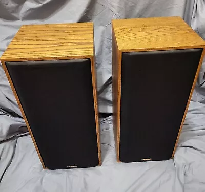 Vintage Klipsch Kg 2.5 Stereo Speakers Oak Oil Bookshelf Front Floor Surround • $295
