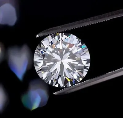 Loose CVD Lot Lab-Grown Diamond 5 Mm Round D F- IF Certified Diamond • £23.76