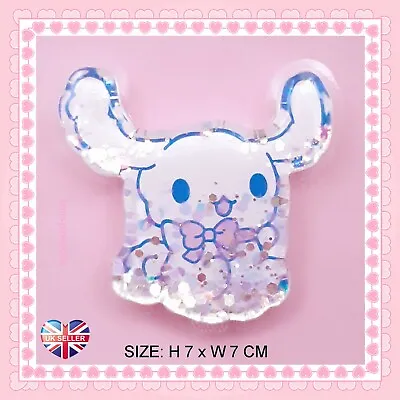 🌸 CINNAMOROLL SANRIO Kawaii Glitter Shaker Phone Grip Holder UK SELLER 🌸 • £6.99