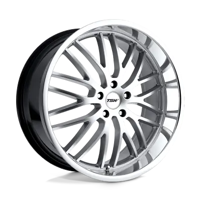 Set Of 4 TSW SNETTERTON Wheels 17X8 5X120 HYPR SILVER MRLIP 20MM • $988