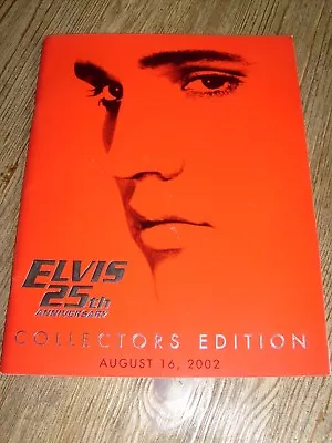 Elvis Presley 25th Anniversary Program 2002 Collector's Edition • $19.99