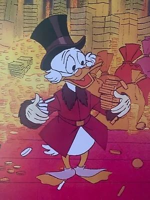 Uncle Scrooge Mc Duck Gold Vault Rare Disney Art Print Poster By Carl Barks • $49.99