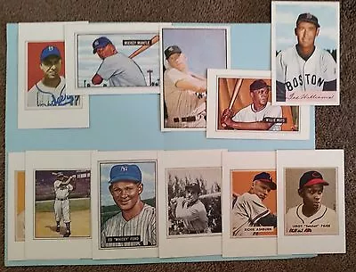 1989 Bowman Reprint Inserts Baseball Complete Set (1-11) Mantle Williams Paige • $14.99