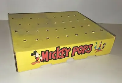 Disney Mickey Pops Candy Retail Store Display Empty Cardboard Shelf Stand Box • $6.39