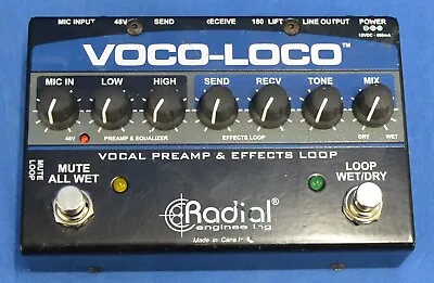 Radial Voco-Loco Microphone Effects Loop & Switcher For Guitar Effects For Parts • $99.95