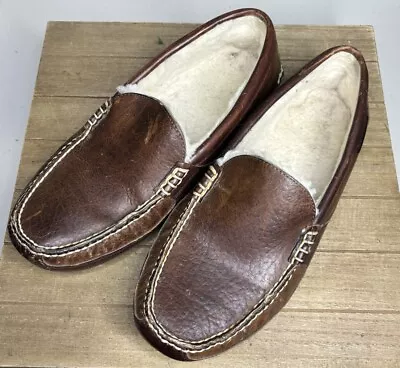 H.S. Trask Buffalo Leather Loafer W/ Lining Mens Size 10 • $34.99