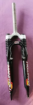 Retro Manitou Spyder Mtb Suspension Fork 75mm 26  1 1/8  In Black • £60