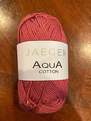 Jaeger Agua Cotton Yarn SH 333 DyeLot 3585648 • $12