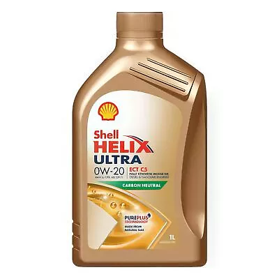 Helix Ultra 1L Engine Oil 1 Litre 0W20 ECT C5 Fully Synthetic - Shell 550056346 • £20.25