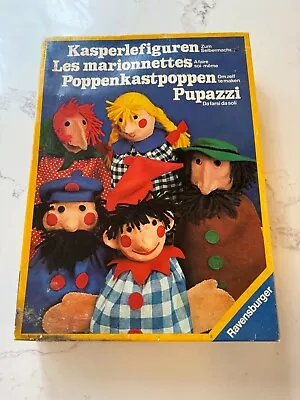 Vintage Ravensburger Kasperle Figuren Hand Puppet Craft Toy Kit GERMANY RARE NOS • $22.95