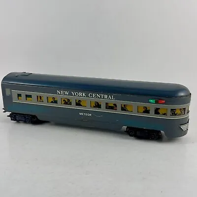 Marx Train NYC Meteor Gray Round End Observation Passenger Car Untested • $59.95